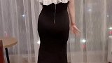 老婆穿紧身裙的样子