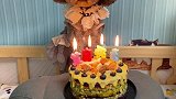 糖糖三岁生日快乐，蛋糕方法明天分享给大家