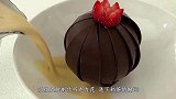 顶级大厨制作“巧克力花”，浇下奶茶的瞬间，才是震撼的开始！