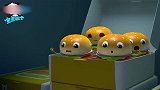 宝宝巴士美食总动员：一盒汉堡掉在了马路上，好危险，汉堡快跑！