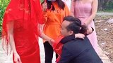 女方带着女儿出嫁，新郎的举动感动了所有人，都一致认为这次没有嫁错人！