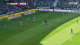 第80分钟RB莱比锡球员库尼亚射门
