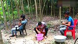 小伙想要整别人，不料自己先被整了，太好笑了吧