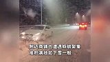 沅水大桥再现大量蜉蝣聚集，附近商铺也遭“围攻”，堆积满地如下雪