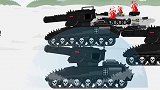 坦克世界动画：钢铁怪物KV88，看起来好威风啊