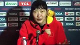 韩旭16+5助女篮取开门红 赛后新闻发布会用英文谈比赛