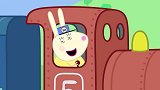 小猪佩奇：猪爷爷的小火车，非常的可靠呢，拉多少人都不成问题