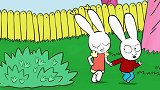 超人兔：露和西蒙一起玩游戏，西蒙指责