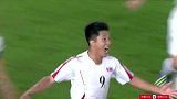 金国真边路突击完爆后卫 金光赫门前包抄轻松推射破网