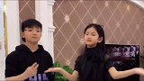 家有龙凤胎兄妹，这长相如果不是兄妹，将来准是一对情侣