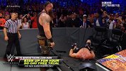 WWE-17年-2017夏季狂潮大赛：全球冠军四重威胁赛莱斯纳VS斯特劳曼VS罗门伦斯VS萨摩亚乔-精华