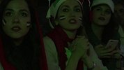 世界杯魔力席卷德黑兰 伊朗女球迷为国家队祈祷