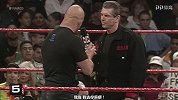 WWE-18年-WWE RAW25周年大事记：排名第05 奥斯丁送给麦克曼先生的断头台-全场