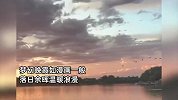 落日熔金，晚霞烂漫！北京天空现橙粉色晚霞，仿佛打翻油画盘