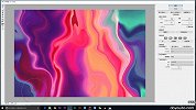 永不重复的云石风液体流动背景图