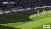 西甲-1415赛季-联赛-第29轮-第13分钟射门 罗伯特射门擦柱而出-花絮