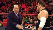 WWE-17年-RAW第1254期：难忍海曼话痨大施毁灭之锁 萨摩亚乔：我根本不怕莱斯纳-花絮