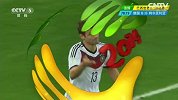 世界杯-14年-淘汰赛-1/8决赛-德国队传中施魏因施泰格头球滑门而过-花絮