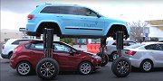 4个可伸缩变形的汽车，一般人没见过，交警见了都蒙圈