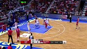 中国男篮热身赛-18年-经典反跑！塞尔维亚队挡拆上篮得手-花絮