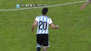 世界杯-14年-热身赛-阿根廷三大王牌下半场全替补出场-花絮