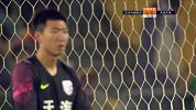 第80分钟北京中赫国安球员比埃拉射门
