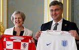 英国首相特蕾莎-梅：祝英格兰今晚好运 相信他们会继续前进