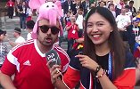 PP体育前方直击：胜利让俄罗斯疯狂！小哥秀中文问候美女记者