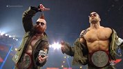 WWE-17年-2017夏季狂潮大赛：RAW双打冠军赛罗林斯 安布罗斯VS凯萨罗 希莫斯-全场