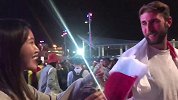 PP体育前方直击：赢球让英格兰球迷放飞自我 直言今晚不可思议