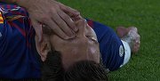 最挣扎的6分钟 梅西最后一刻仍想继续比赛 得知伤情后痛苦捂面