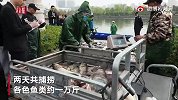 安徽师大校内内河捞起万斤淡水鱼 “煎炒烹炸”请师生品尝全鱼宴