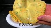 手不沾面就能做出好吃的早餐鸡蛋饼，10分钟轻松出锅，简单美味
