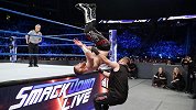 WWE-17年-SD第945期：单打赛萨米辛VS欧文斯-全场