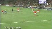 世界杯-98年-淘汰赛-半决赛-罗纳尔多包抄到位低射破门-花絮