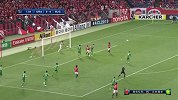 第2分钟浦和红钻球员森胁良太射门