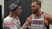 WWE-18年-RAW赛后花絮 布鲁克林恶棍为连败哥霍金斯打气-花絮