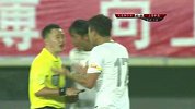 中超-14赛季-联赛-第15轮-上海申鑫姜嘉俊因为恶意犯得到黄牌-花絮