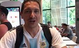 体坛直击：老乡见老乡两眼泪汪汪 阿根廷球迷遗憾主队出局