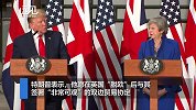 美英首脑举行联合记者会 特朗普称愿与英国商签双边贸易协定