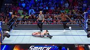 WWE-18年-SD第989期：双打赛 乌索兄弟VS标杆兄弟集锦-精华