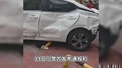 东风货车刹车失效与多车发生碰撞，警方通报：3人受伤6人送医