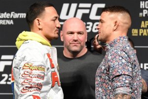 ufc236发布会对视集锦霍洛威等待七年期待复仇钻石哥