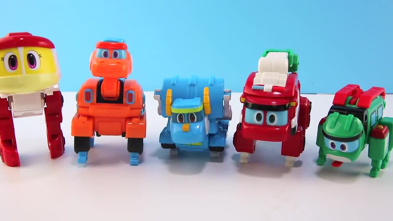 帮帮龙救援队变身汽车解救恐龙乐高积木拼装玩具