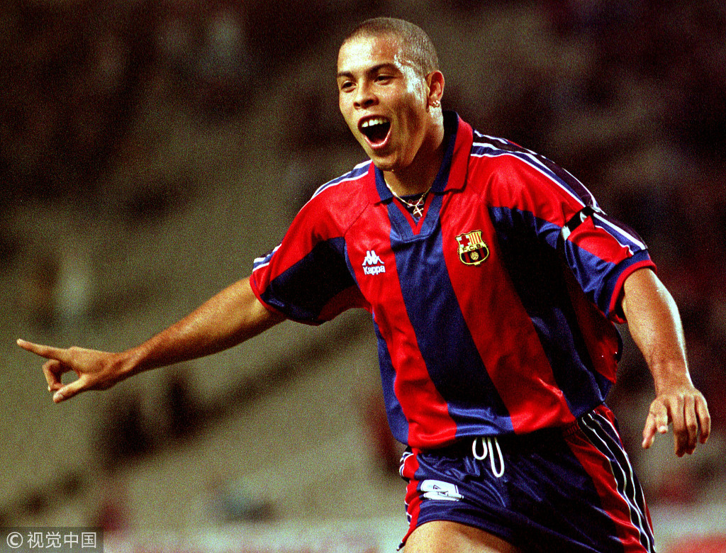 20岁的罗纳尔多一球封神