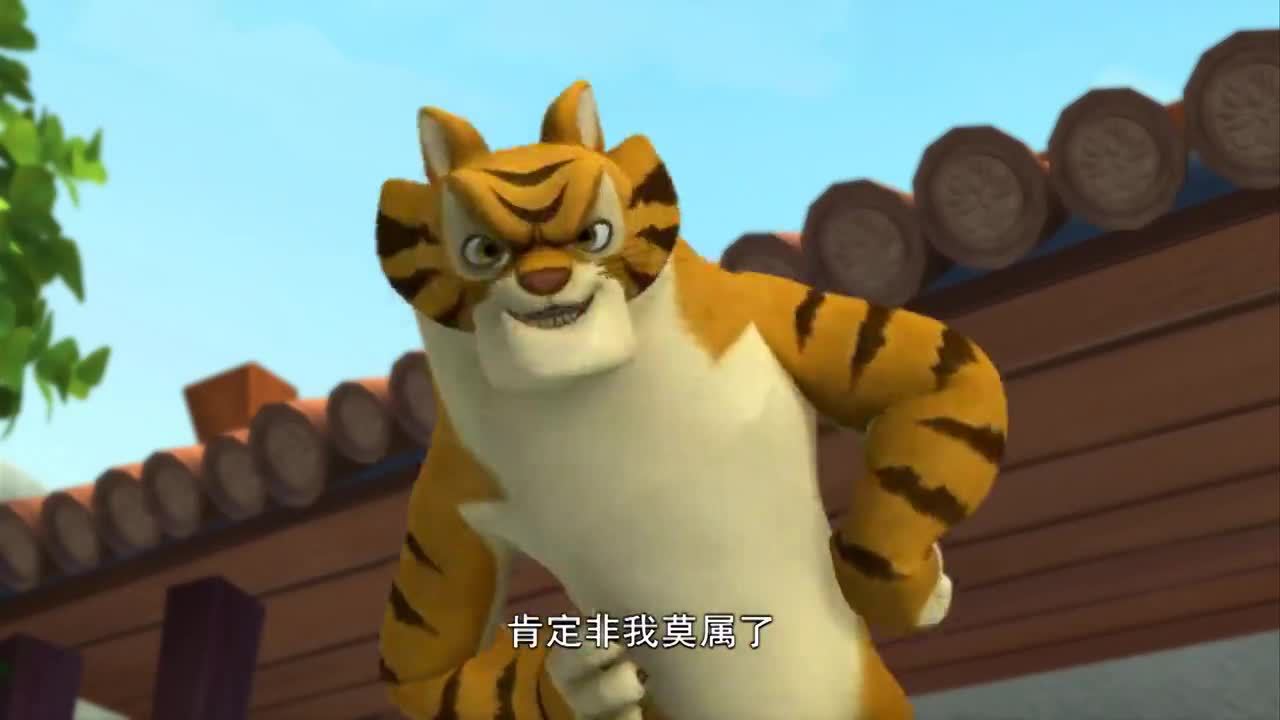 熊出没:熊大熊二为了吃年糕,把功夫大师都放倒了,很牛批!