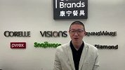 美国康宁（VISIONS）双耳汤锅晶彩晶钻透明玻璃锅明火直烧康宁锅耐热琥珀锅砂锅 1.5L晶钻锅
