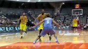 篮球-14年-欧冠亚巡赛：巴塞罗那123：57SBL明星队-精华
