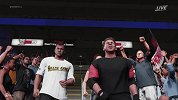 WWE-18年-WWE 2K19电子游戏模拟麦克曼家族反串捍卫者出场 大公主变大狗豪气冲天-花絮