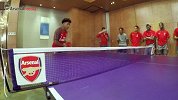 英超-1718赛季-阿森纳队内乒乓球赛 扎卡战胜内尔森赢得冠军-新闻